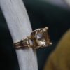 14ky Smoky Quartz Ring