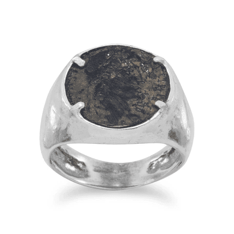 roman coin ring